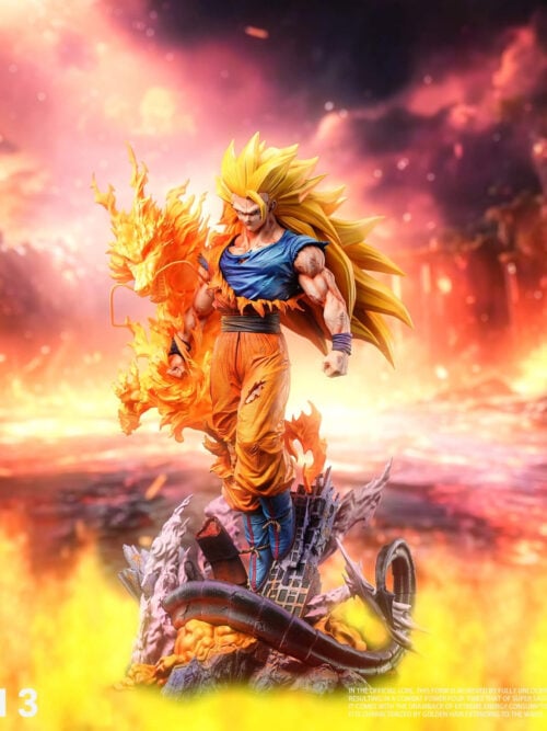 Super Saiyan 3 Goku: Dragon Fist Explosion - FXW Studio - Collectible Figure Main View