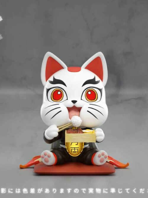 Flame Hashira Cat | Kyojuro Rengoku Eating Scene - FUWAN Studio - Detail View 2