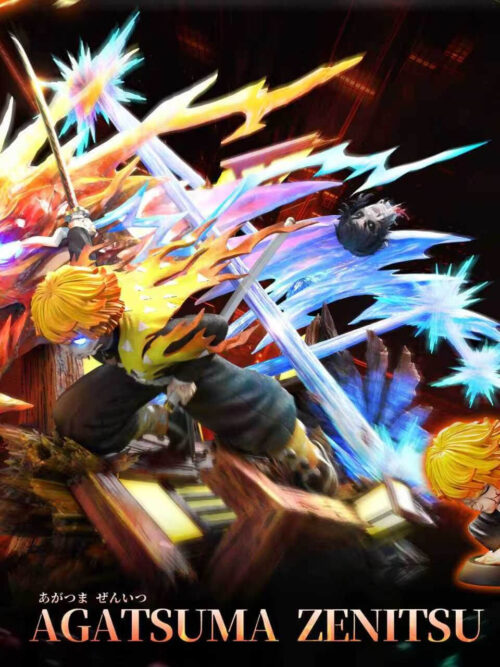 Zenitsu Agatsuma Flaming Thunder God - POP.ART Studio - Detail View 3