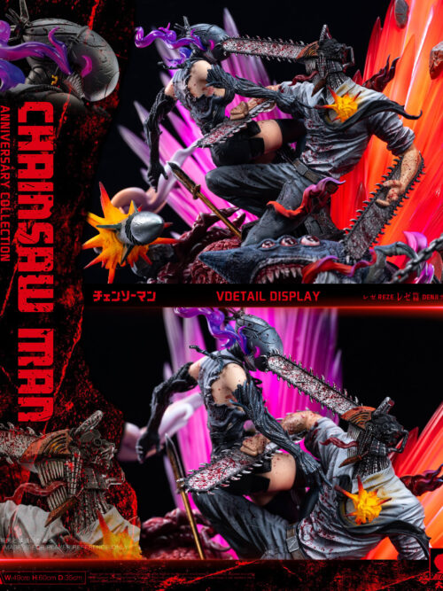 Denji vs. Reze | Anniversary Collection - BigFeeler Studio - Detail View 15