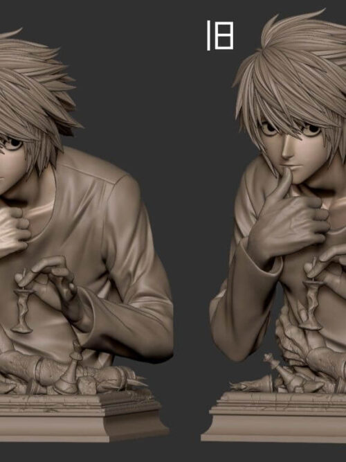 L Lawliet 1/3 Scale Bust - Anm Studio - Detail View 6