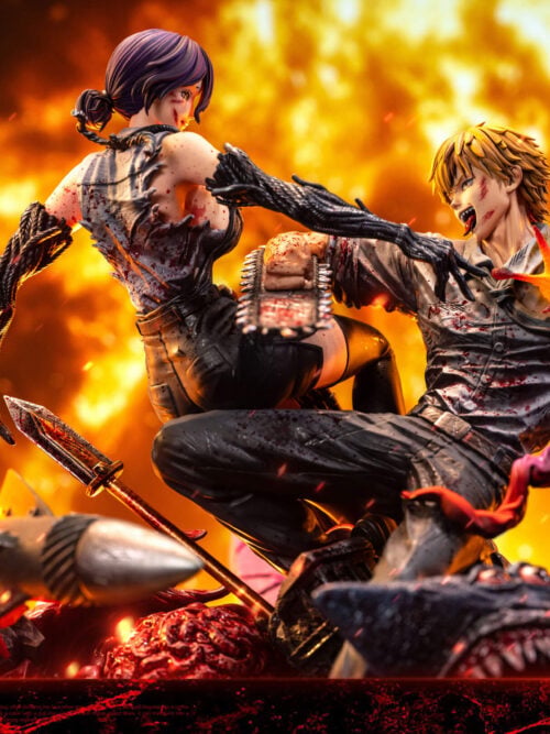 Denji vs. Reze | Anniversary Collection - BigFeeler Studio - Detail View 1