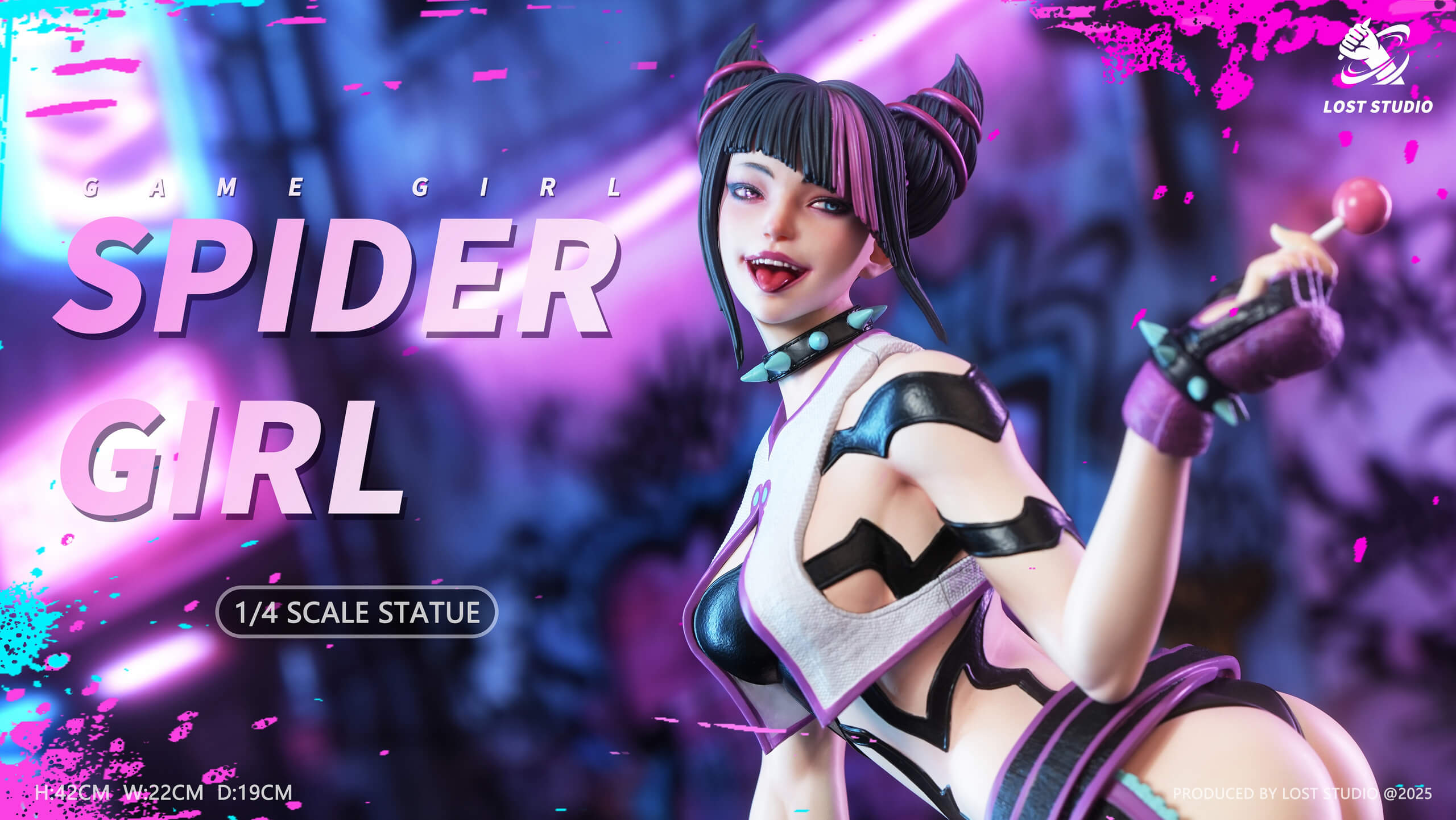 Spider Girl Han Juri - LOST Studio - Featured Image Spider Girl Han Juri - LOST Studio - Collectible Figure Main View