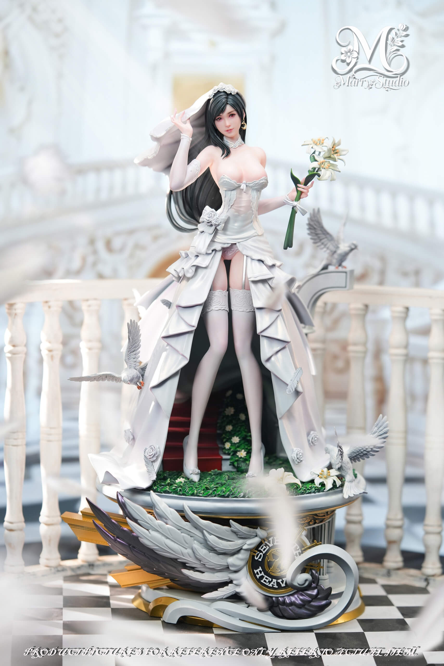 Tifa Lockhart Wedding Dress Ver. - Marry Studio - Featured Image Tifa Lockhart Wedding Dress Ver. - Marry Studio - Collectible Figure Main View
