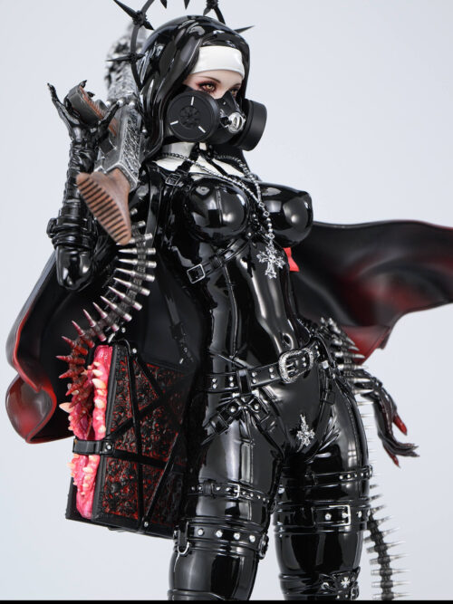 Armed Nuns Series: Bullet-hexe Magdalena - Umbra Lotus Studio - Detail View 6