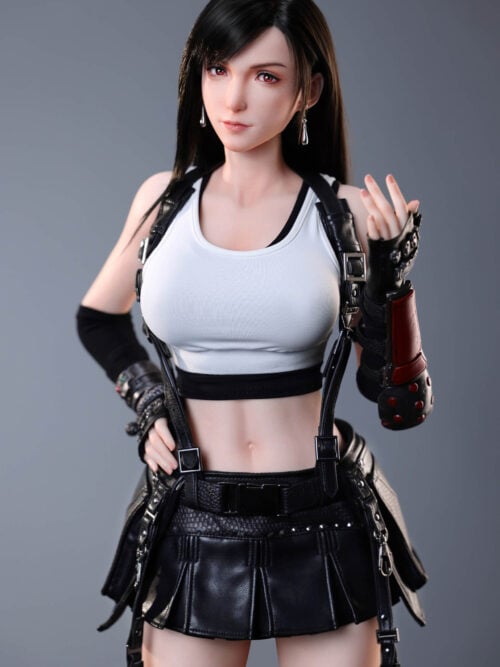 Idol Girl Tifa 1/2 Scale Portable Platinum Silicone Doll - RoseIdol Studio - Detail View 2