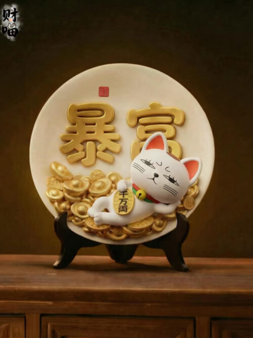 Lying Wealth Nyanko-sensei & Get Rich Turbo Granny - CaiMeow Studio - Detail View 1