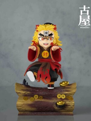 Kyojuro Rengoku | Fortune & Prosperity Little Jiangshi Series - GUWU Studio - Collectible Figure Main View