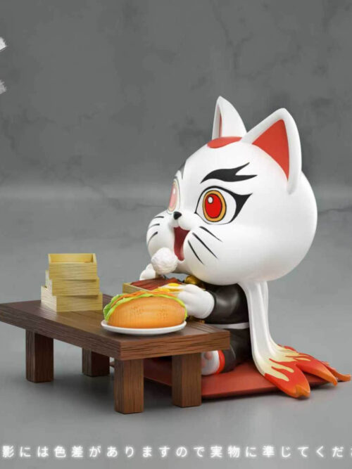 Flame Hashira Cat | Kyojuro Rengoku Eating Scene - FUWAN Studio - Detail View 5
