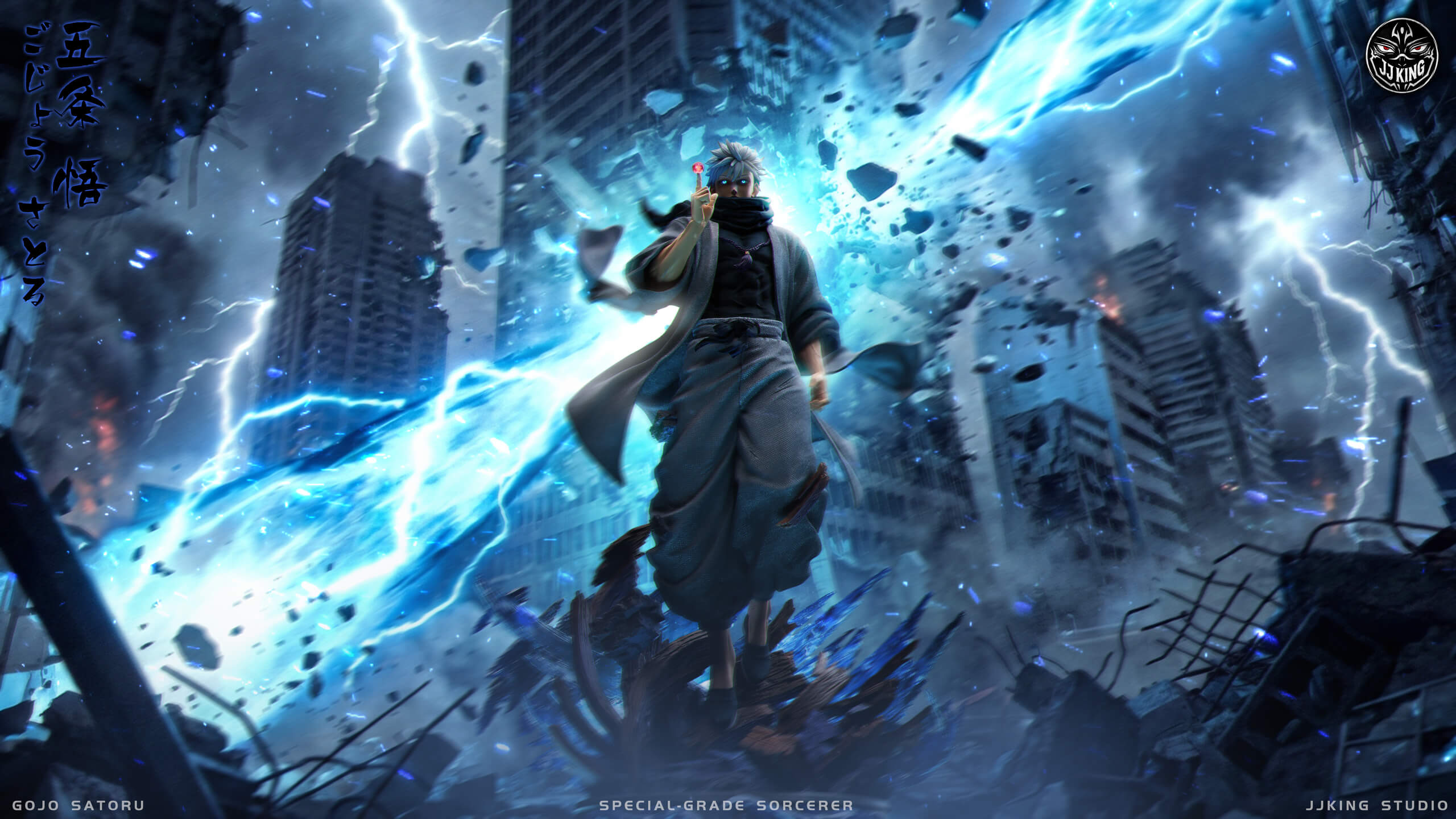 Satoru Gojo - JJKing Studio - Featured Image Satoru Gojo - JJKing Studio - Collectible Figure Main View