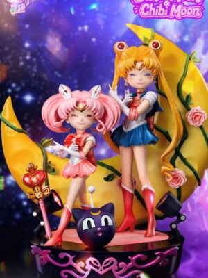 Sailor Moon Usagi Tsukino & Chibi Moon - Chibi Studio - Detail View 1