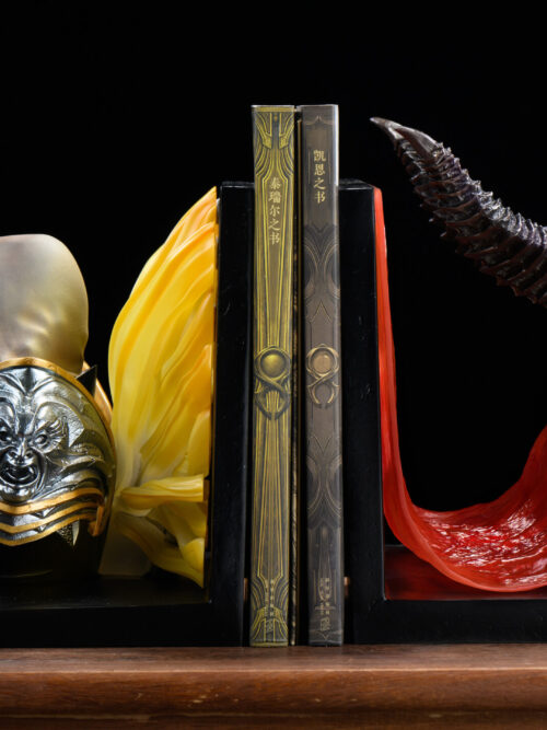 Diablo Inarius, Father of Creation & Lilith, Mother of Sanctuary Bookend Set - PiPi Studio - Detail View 6