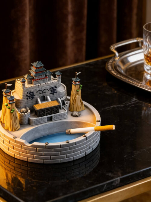 Marineford Marine Headquarters Creative Ornament & Ashtray - KeYiMoWan Studio - Detail View 1