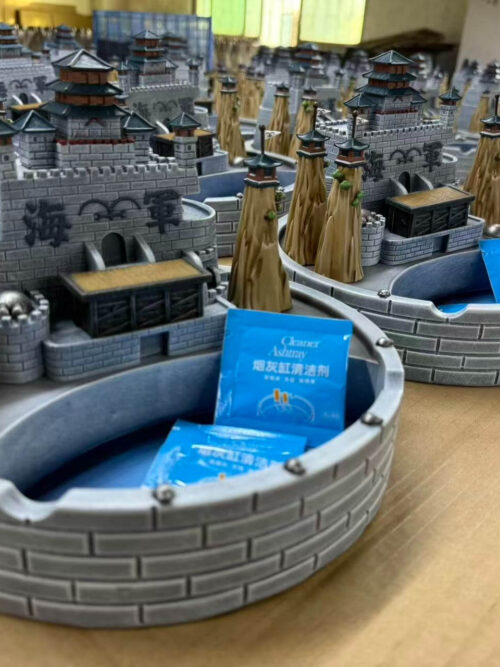 Marineford Marine Headquarters Creative Ornament & Ashtray - KeYiMoWan Studio - Detail View 4