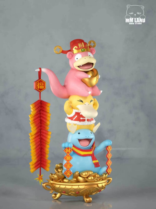 Pokémon Slowpoke | Quagsire | Psyduck - MMLAND Studio - Detail View 1