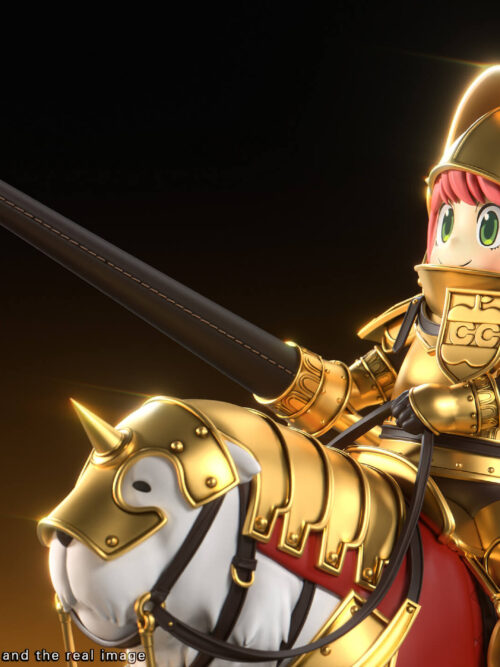 Year of the Horse Golden Knight Girl Anya Forger - TDR Studio - Detail View 4