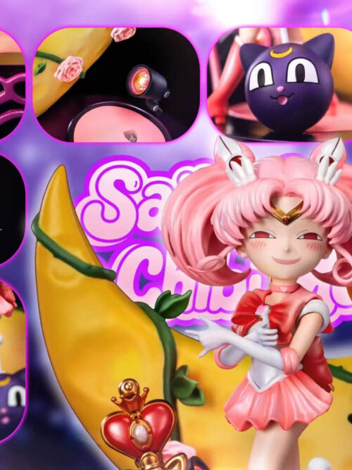 Sailor Moon Usagi Tsukino & Chibi Moon - Chibi Studio - Detail View 2