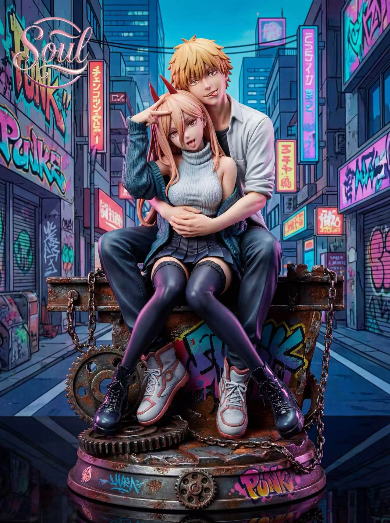 Denji & Power - Soul Studio - Featured Image Denji & Power - Soul Studio - Collectible Figure Main View