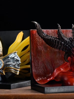 g0gc0skdr0dm4fwxc58xvt474w9g6aw3 Diablo Inarius, Father of Creation & Lilith, Mother of Sanctuary Bookend Set - PiPi Studio - Collectible Figure Main View