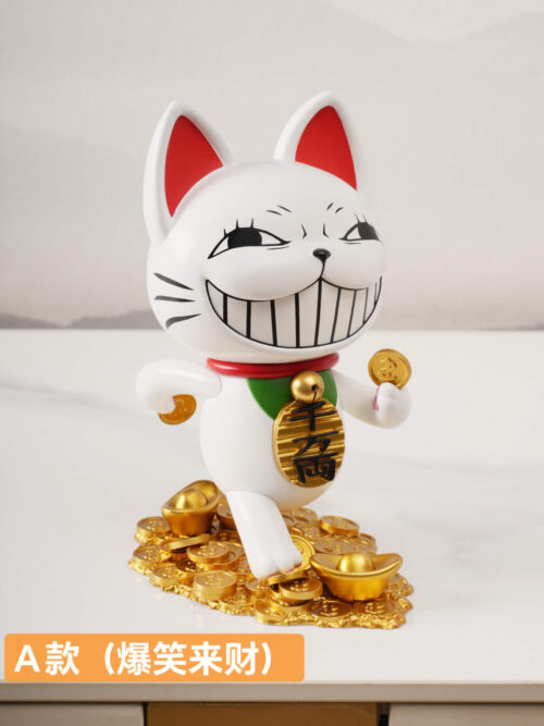 Turbo Granny Fortune Cat - ArtOtaku Home Studio - Detail View 8