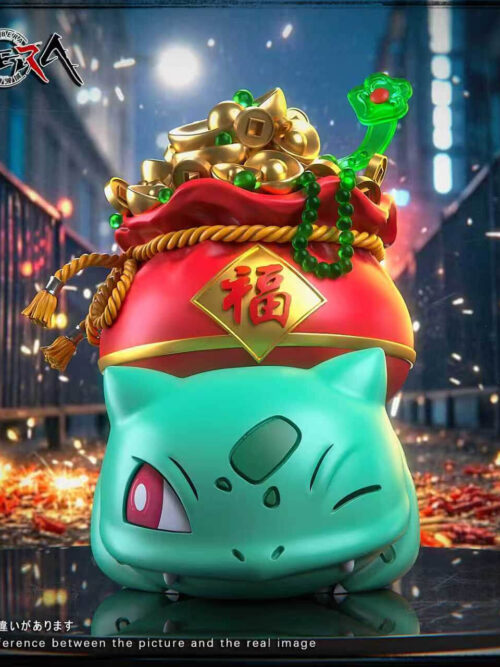 Fortune Frog Bulbasaur - Cybera Studio - Collectible Figure Main View
