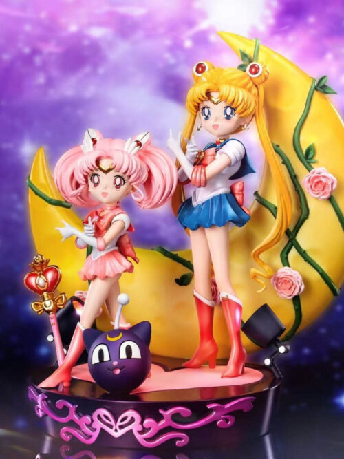 Sailor Moon Usagi Tsukino & Chibi Moon - Chibi Studio - Detail View 4