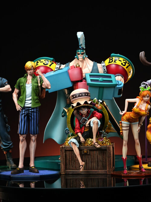 Stampede Vol. 03 – Roronoa Zoro | Vol. 04 – Vinsmoke Sanji | Vol. 05 – Usopp | Vol. 06 – Brook | Vol. 07 – Nico Robin | Vol. 08 – Franky | Vol. 09 – Tony Tony Chopper - JW Studio - Collectible Figure Main View