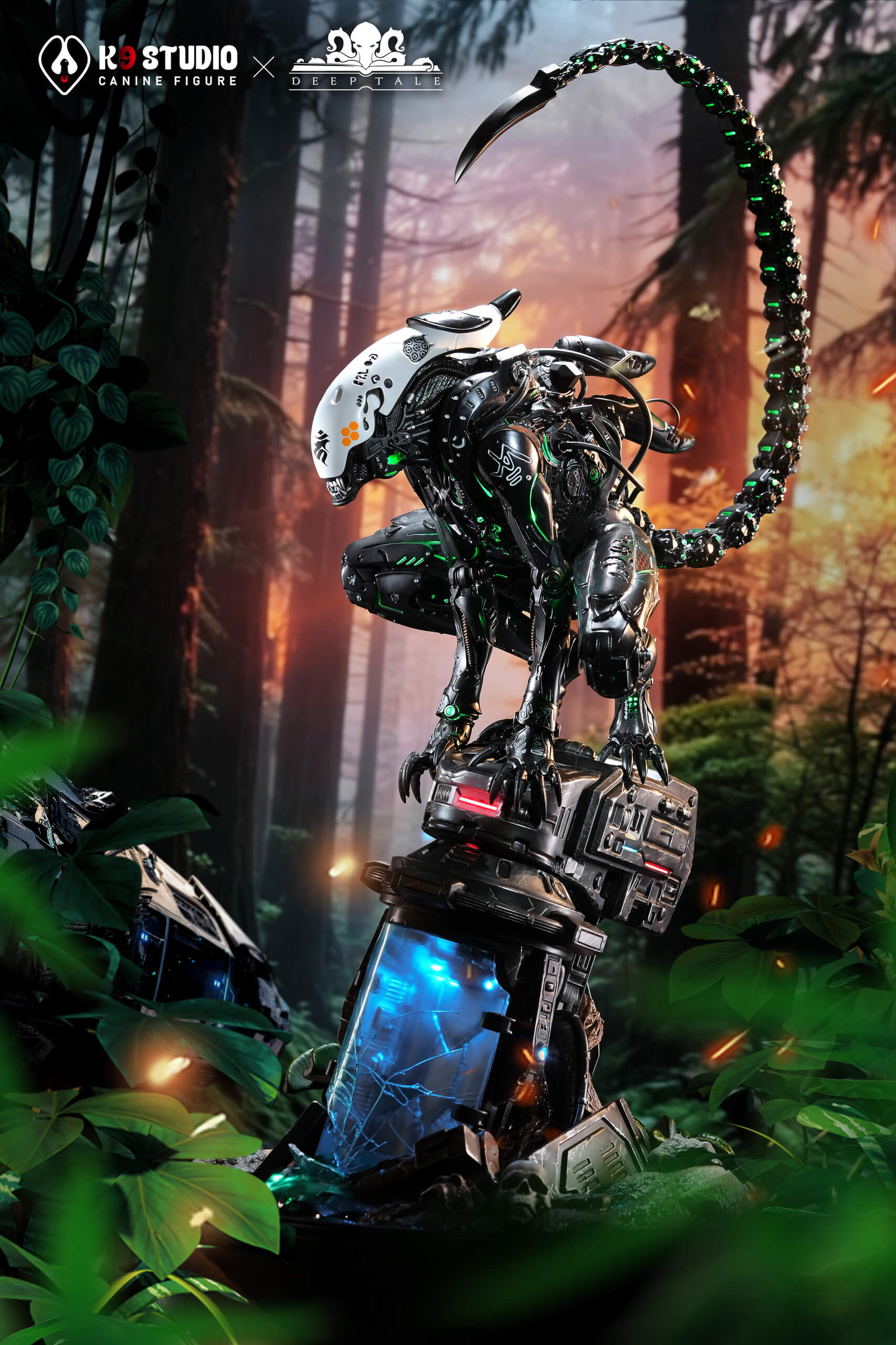 Alien Mechanical Xenomorph - K9 Studio × Deep Tale Studio - Featured Image Alien Mechanical Xenomorph - K9 Studio × Deep Tale Studio - Collectible Figure Main View