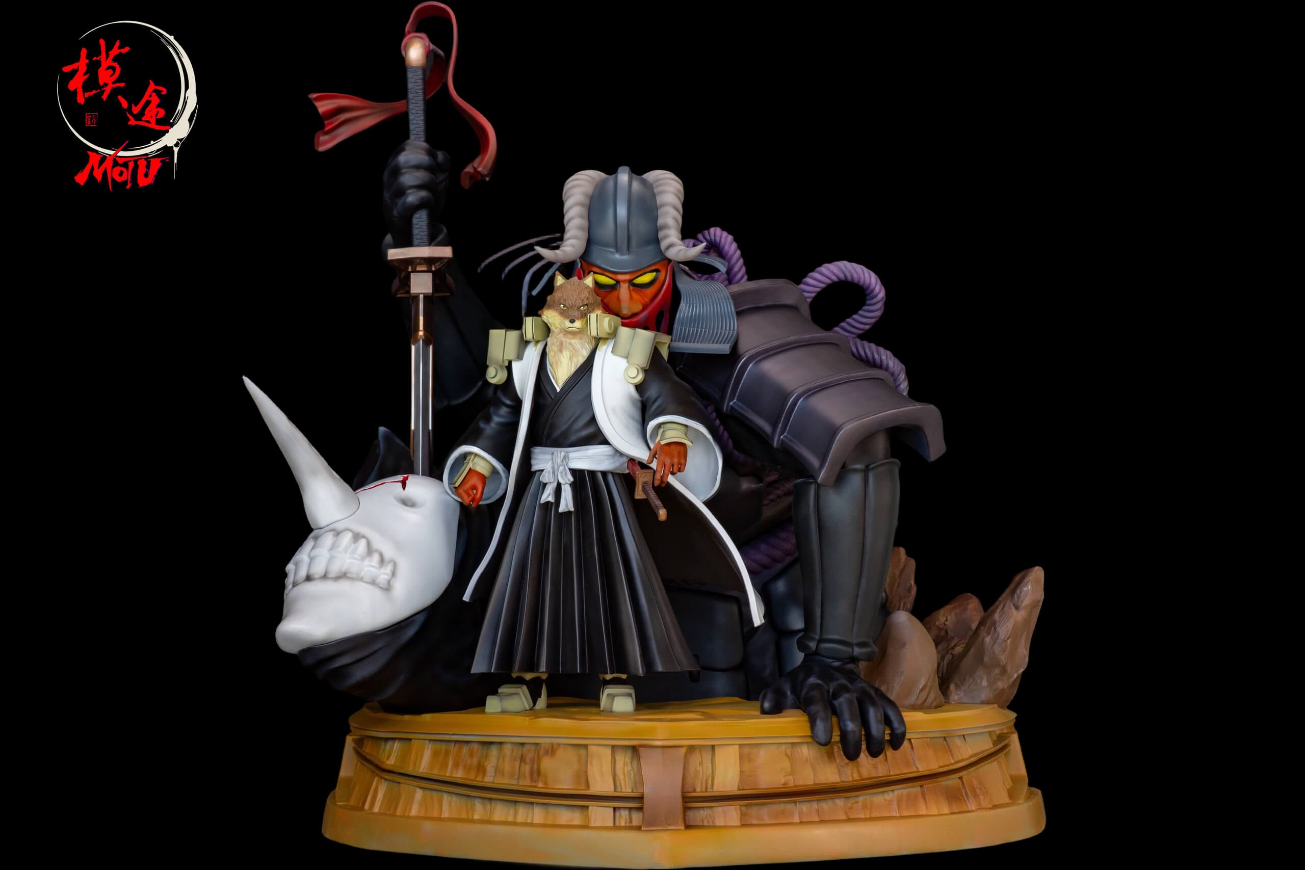 Sajin Komamura - MOTU Studio - Featured Image Sajin Komamura - MOTU Studio - Collectible Figure Main View