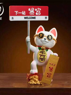 phrkdnjrz53gszwkj7gy58cm4zm0yakx Turbo Granny Lucky Cat - Ke Yi Mo Wan Studio - Collectible Figure Main View