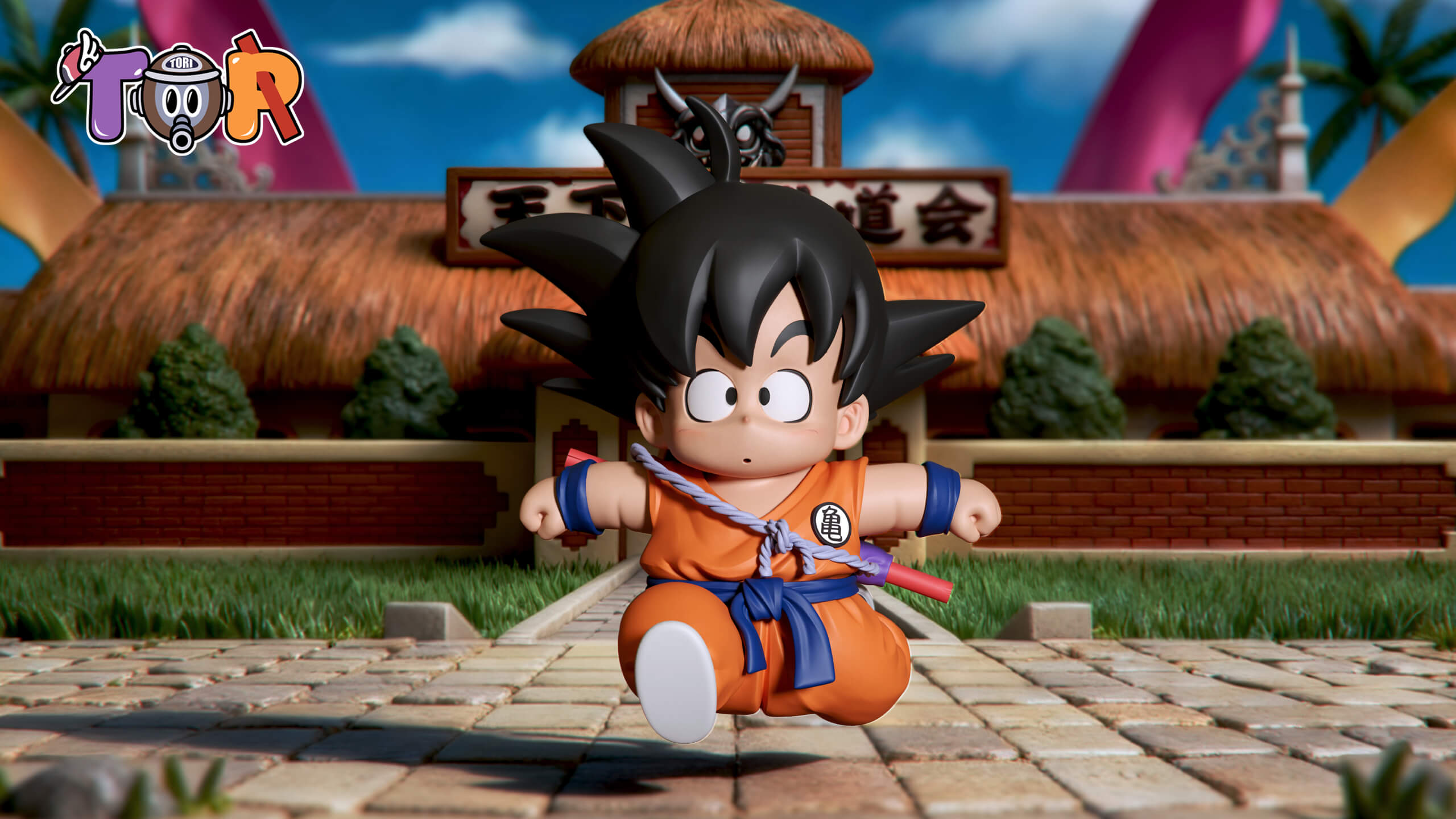 Running Son Goku - TOR Studio - Featured Image Running Son Goku - TOR Studio - Collectible Figure Main View