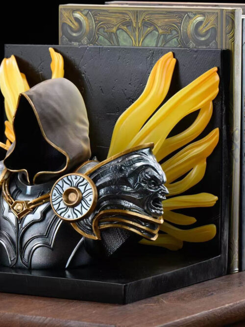 Diablo Inarius, Father of Creation & Lilith, Mother of Sanctuary Bookend Set - PiPi Studio - Detail View 2