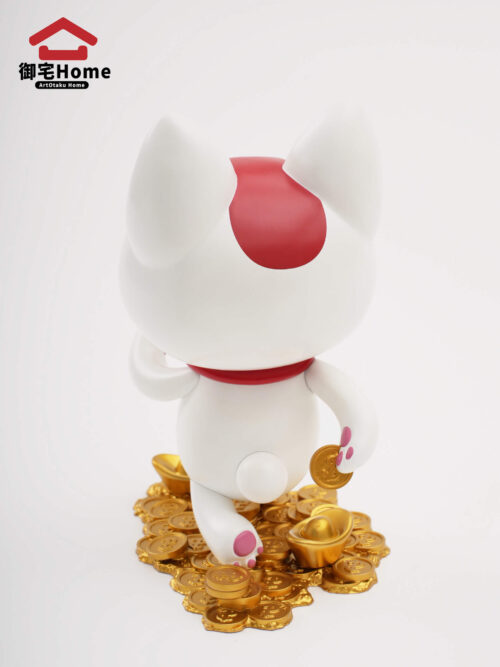 Turbo Granny Fortune Cat - ArtOtaku Home Studio - Detail View 12