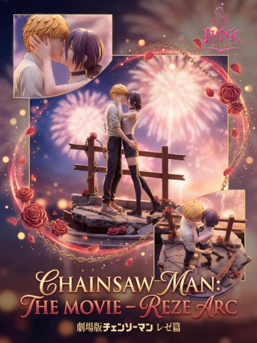 Chainsaw Man Denji & Reze - PINK Studio - Collectible Figure Main View