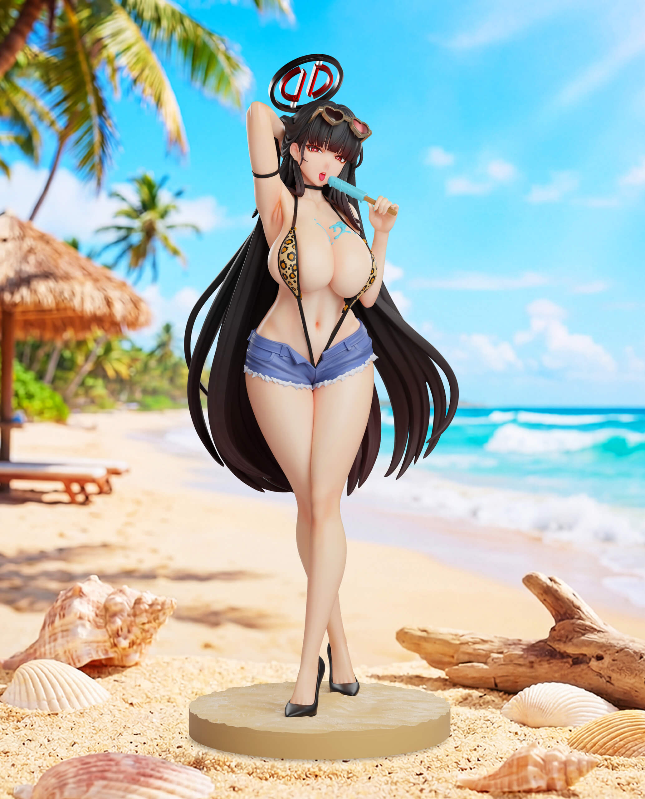 Beach Rendezvous Tsukatsuki Rio - Bust Studio - Featured Image Beach Rendezvous Tsukatsuki Rio - Bust Studio - Collectible Figure Main View