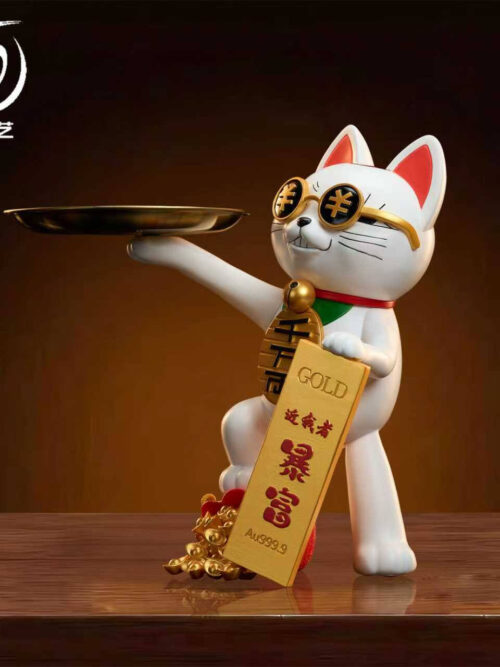 Turbo Granny Lucky Cat - Ke Yi Mo Wan Studio - Detail View 2