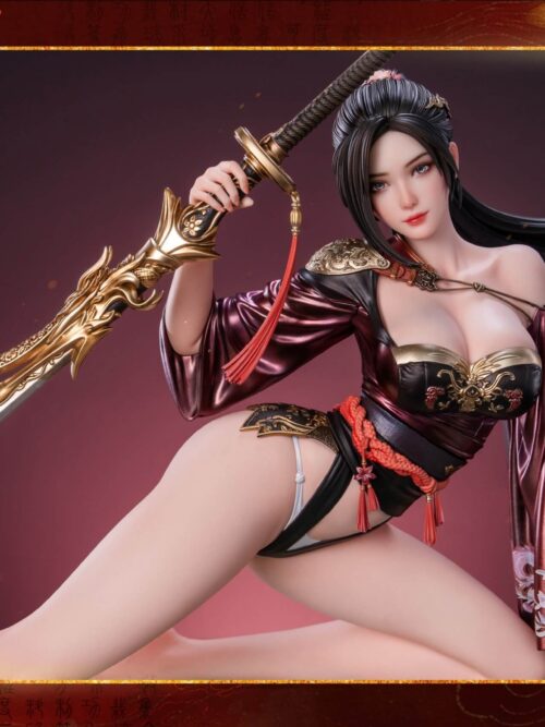 Hong Yan San Guo Da Qiao GK Resin Statue