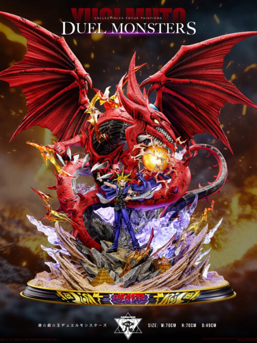 Graduation Collectible Statue Vol. 001 Slifer the Sky Dragon & Yugi Muto - Collectible Figure Main View