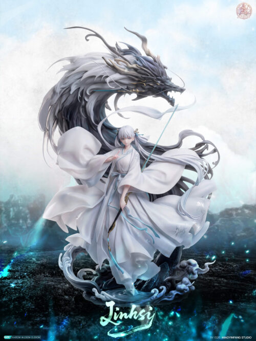 White Robe Dragon Sovereign Jinhsi - Collectible Figure Main View