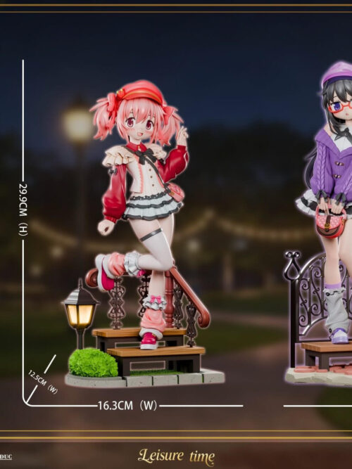 Puella Magi Madoka Magica: Kaname Madoka & Akemi Homura GK Resin Statue