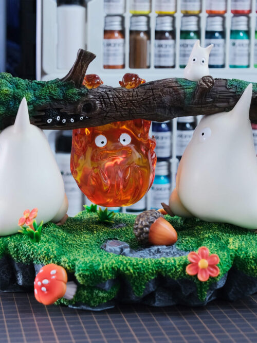 Totoro & Calcifer - Collectible Figure Main View