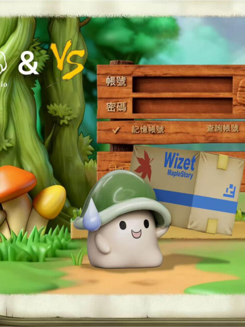 Box-Carrying Ver. Green Mushroom - Detail View 2
