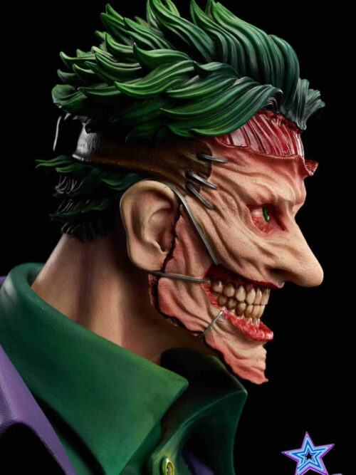 Face-Reattached Bust The Joker - Detail View 1