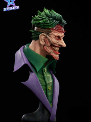 Face-Reattached Bust The Joker - Collectible Figure Main View