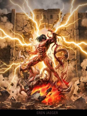 Roaring Eren Jaeger - Collectible Figure Main View