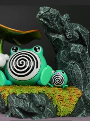 Ecological Diorama Poliwag & Poliwhirl - Detail View 1