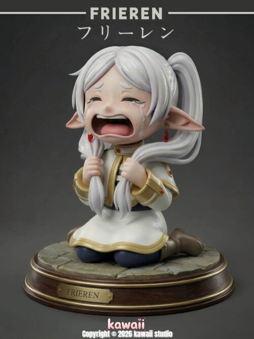 Crying Chibi Statue Frieren - Collectible Figure Main View