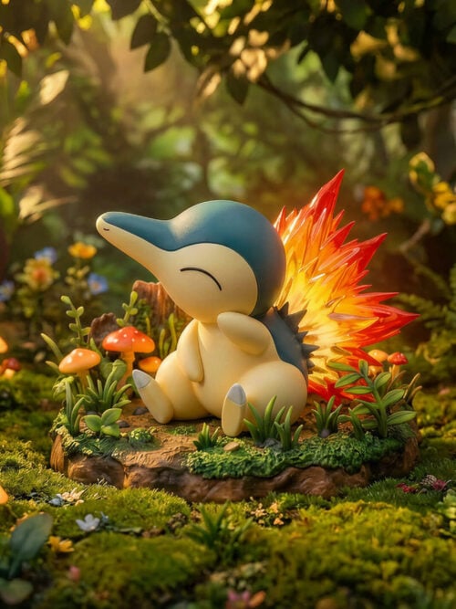 A Slow-Burning Spark Cyndaquil - Collectible Figure Main View