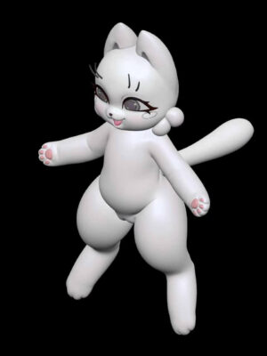 Lotion Cat Doll - Detail View 1