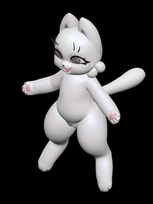 Lotion Cat Doll - Detail View 1